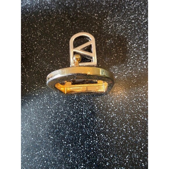 Vintage Valentino Gold & Silver Tone Belt Buckle Small main image 8